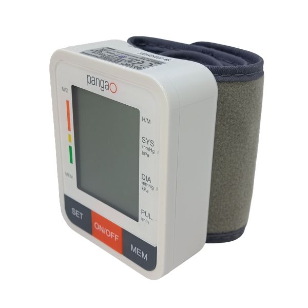 فشارسنج مچی دیجیتال پانگائو مدل pg 800a31 با حافظه 90 عدد تشخیص آریتمی قلب نوار معیار فشار خون who وزن سبک و کیس حمل مقاوم