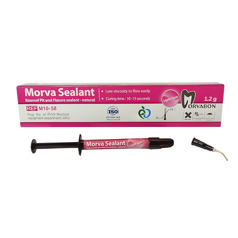 فیشور سیلانت نوری مروابن مدل  morva sealant حجم 1.2 گرم