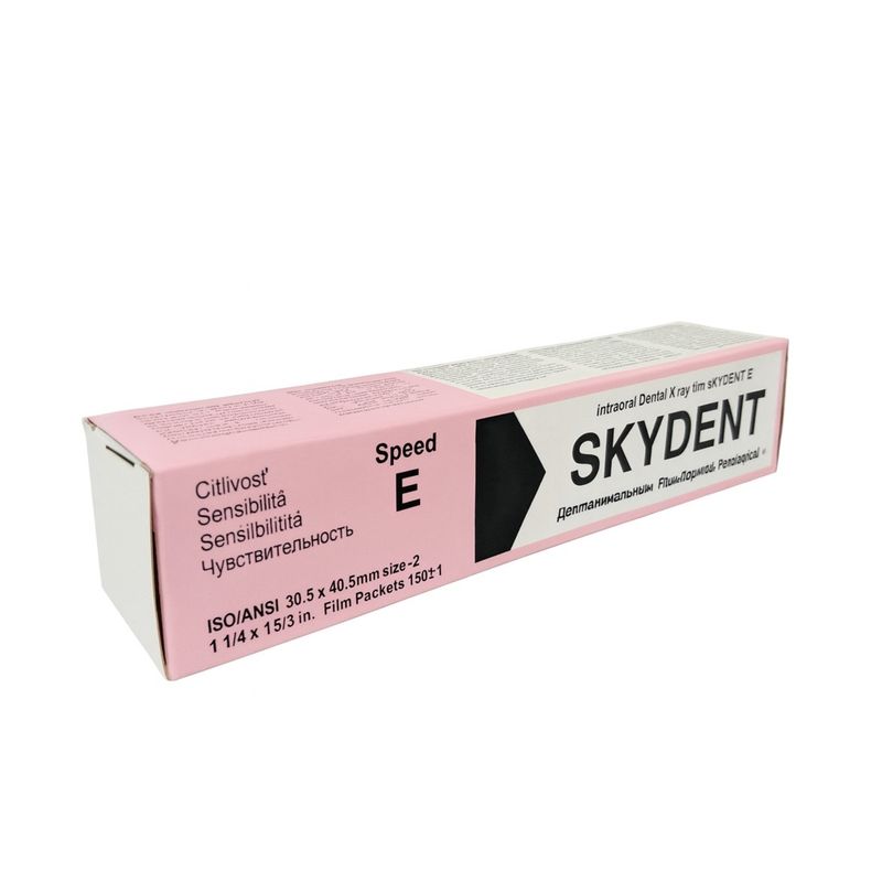 فیلم رادیوگرافی دندانپزشکی اسکای دنت مدل 02 بسته 150 عددی