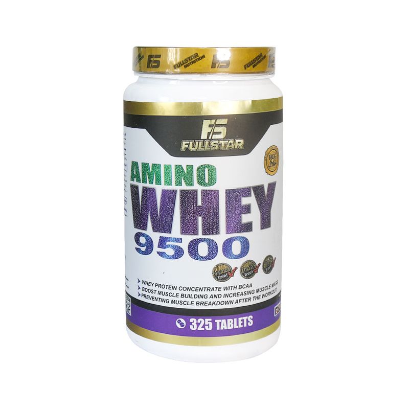قرص آمینو وی 9500 فول استار بسته 325 عددی