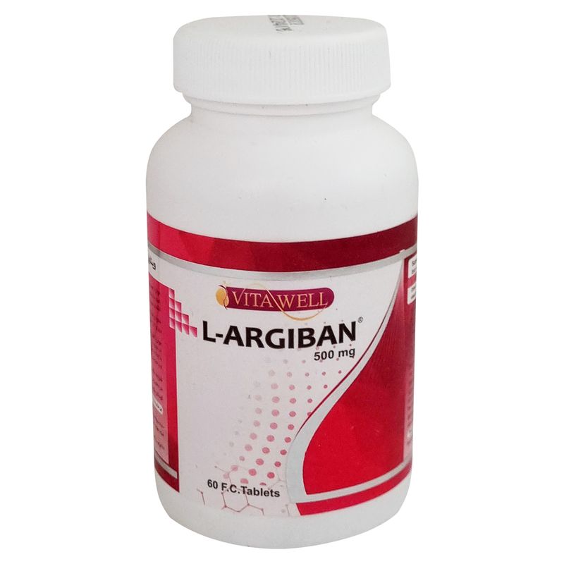 قرص ال آرژیبان 500 میلی گرم ویتاول بسته 60 عددی