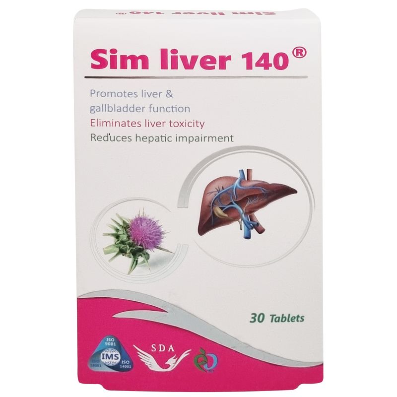 قرص سیم لیور 140 سیمرغ دارو عطار بسته 30 عددی