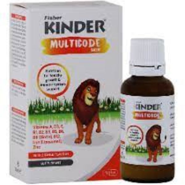 قطره مولتی کد فیشر کیندر   30 میلی لیتر