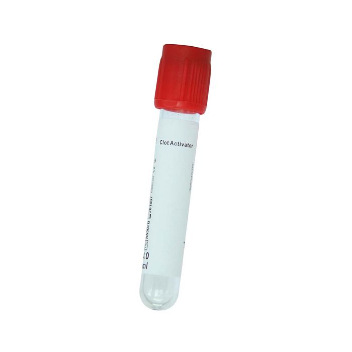 لوله خونگیری مدل 4ml clot activator  بسته 100 عددی