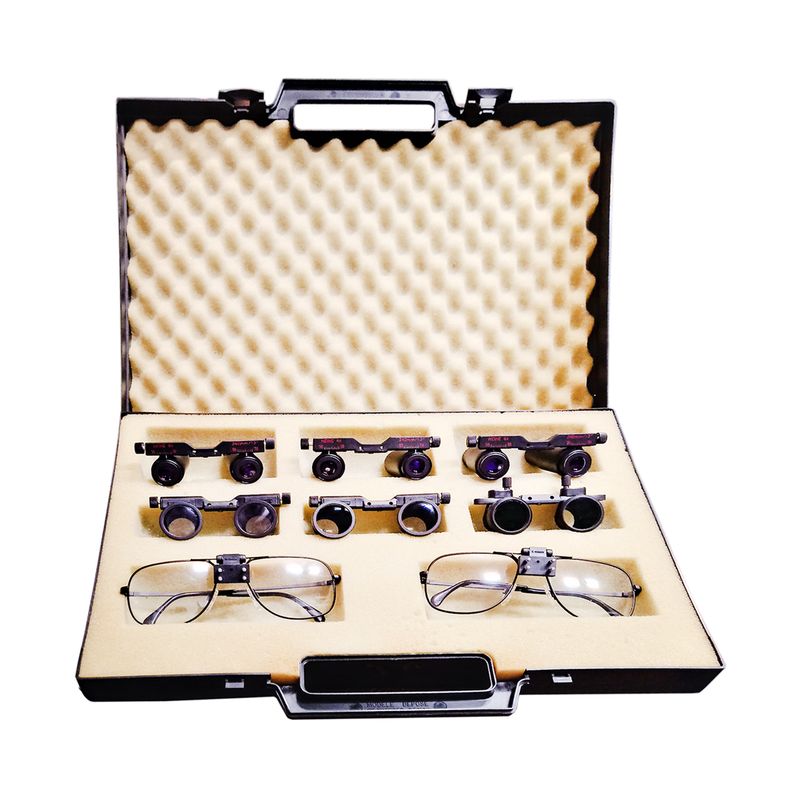 لوپ چشمی جراحی هاین مدل binocular ست 8 عددی
