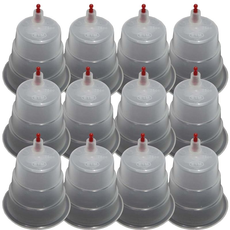 لیوان بادکش ای تی ام مدل 75cc بسته 12 عددی