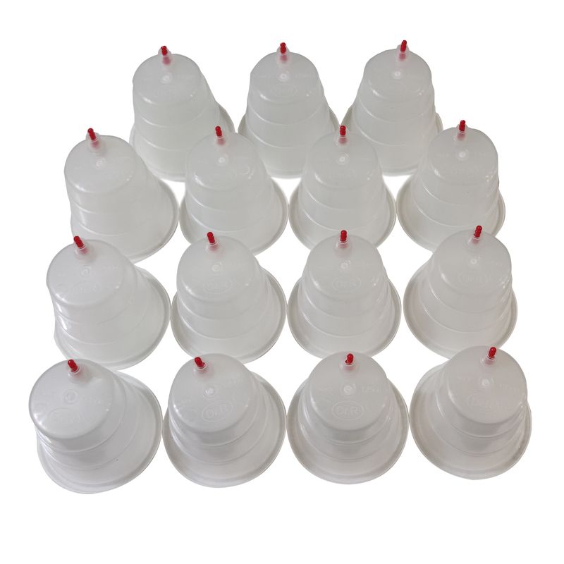 لیوان بادکش مدل cap125 بسته 15 عددی