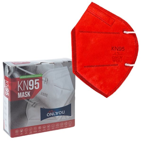 ماسک تنفسی اونلی یو مدل 5 لایه kn95rd 583 بسته 10 عددی