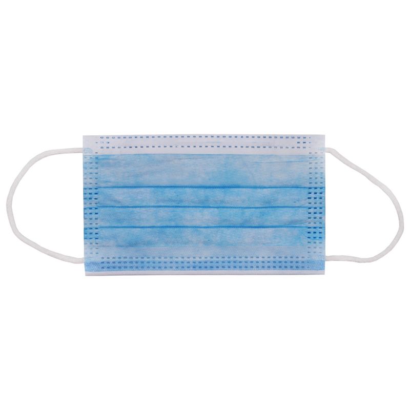 ماسک تنفسی بهسا مدل سه لایه bsa 05 bl بسته 5 عددی
