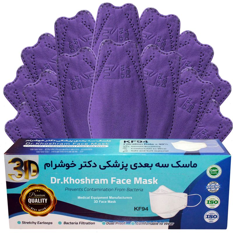 ماسک تنفسی دکتر خوش رام مدل 001 بسته 20 عددی