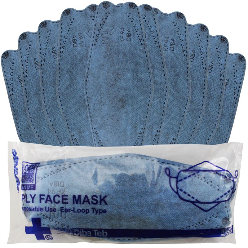 ماسک تنفسی دیباطب مدل جین a01 بسته 10 عددی