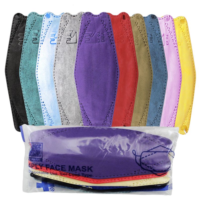 ماسک تنفسی دیباطب مدل میکس 10 color بسته 10 عددی