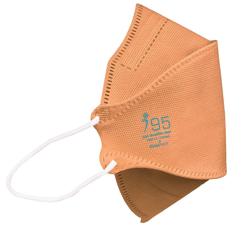 ماسک تنفسی ریما مدل سه بعدی n95 نانو کد brown f95 بسته 25 عددی