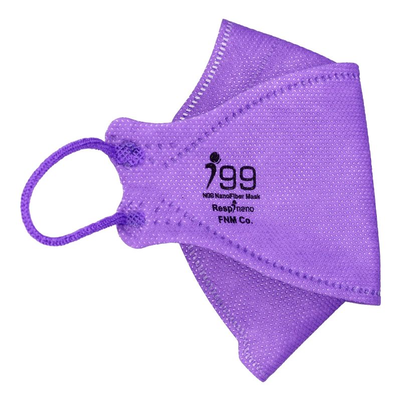 ماسک تنفسی ریما مدل سه بعدی نوجوان n99 نانو کد perple mf99 بسته 25 عددی