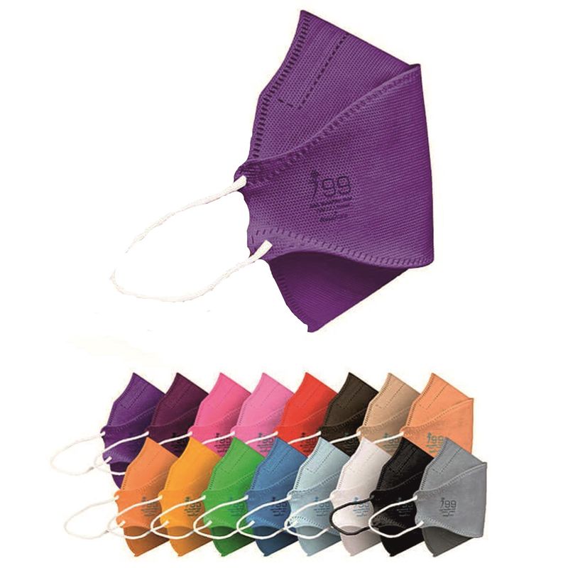ماسک تنفسی ریما مدل سه بعدی نوجوان n99 نانو کد rainbow_mf99 بسته 25 عددی
