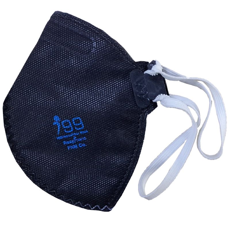 ماسک تنفسی ریما مدل سوپاپدار کربن فعال نانو کد c95 bk بسته 10 عددی