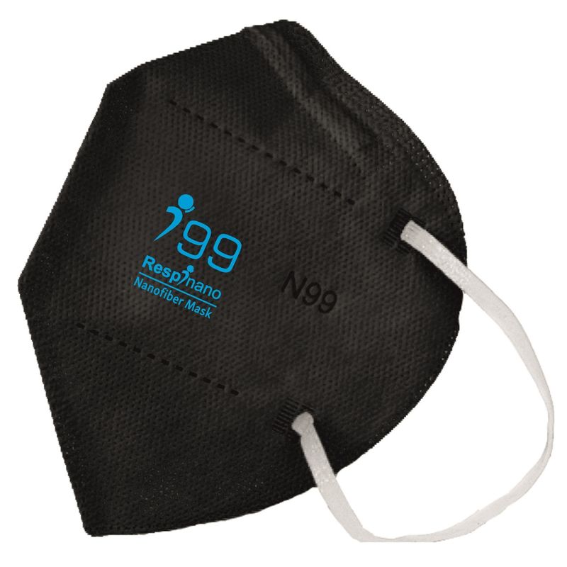 ماسک تنفسی ریما مدل وی تایپ n99 نانوالیاف کد blck v99 بسته 10عددی