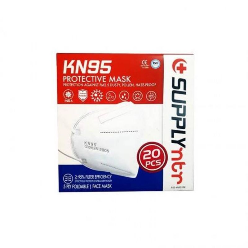 ماسک تنفسی مدل  kn95 بسته 20 عددی