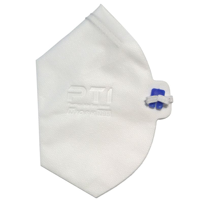 ماسک تنفسی مدل pti n95 wh20 بسته 20 عددی