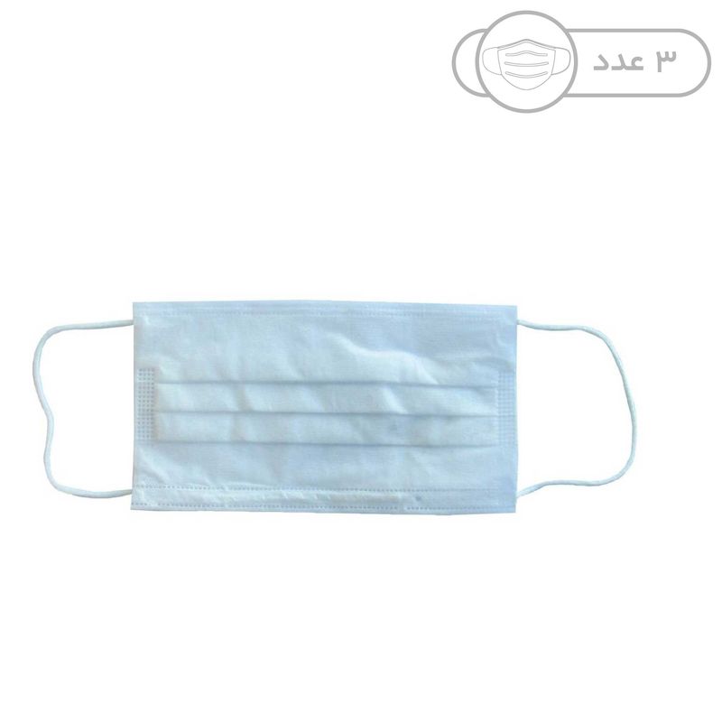 ماسک تنفسی مدل r0037 بسته 3 عددی