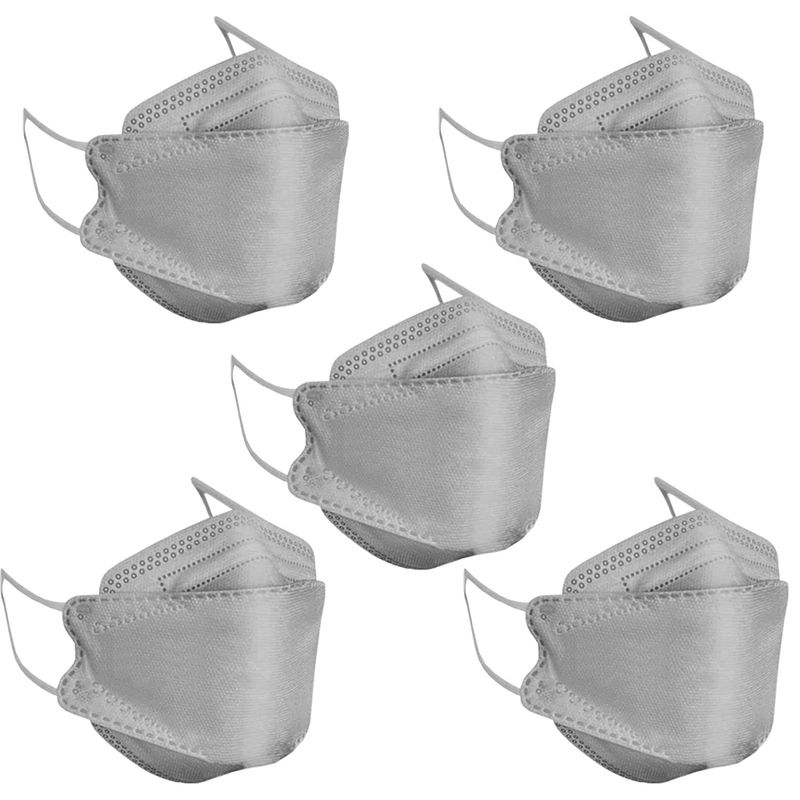 ماسک تنفسی مدل سه بعدی پنج لایه kf94 g5 بسته 5 عددی