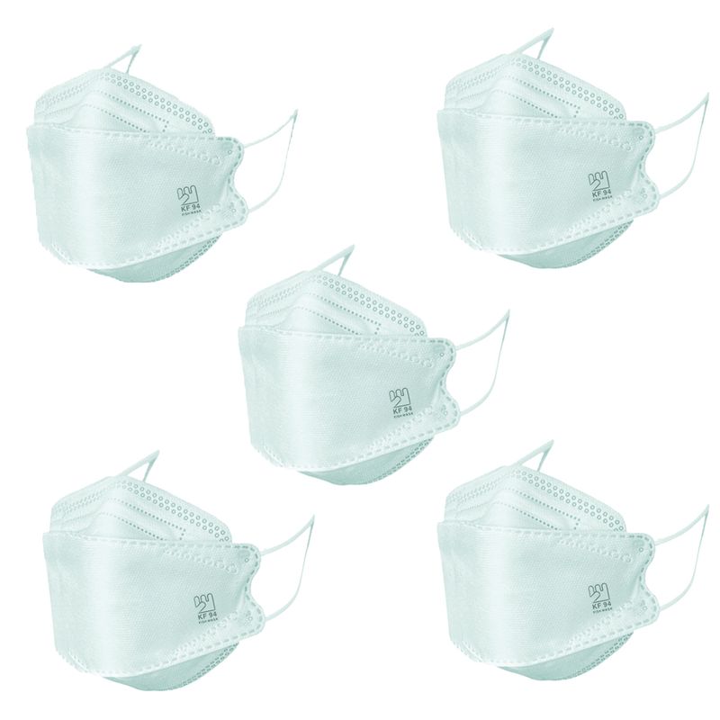 ماسک تنفسی مدل سه بعدی چهار لایه 3d kf94wg بسته 5 عددی