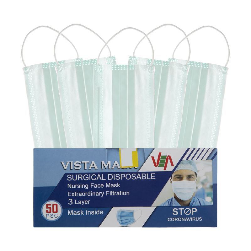 ماسک تنفسی ویستا ماسک مدل v01 کد 11 بسته 50 عددی