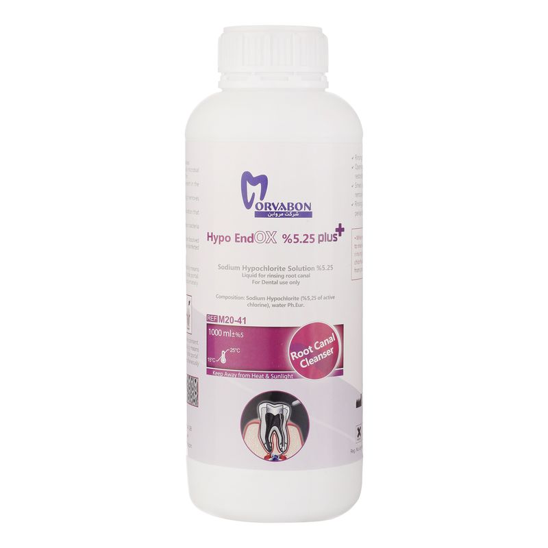 محلول هایپو کلرید سدیم مروابن مدل hypo endox حجم 1000 میلی لیتر