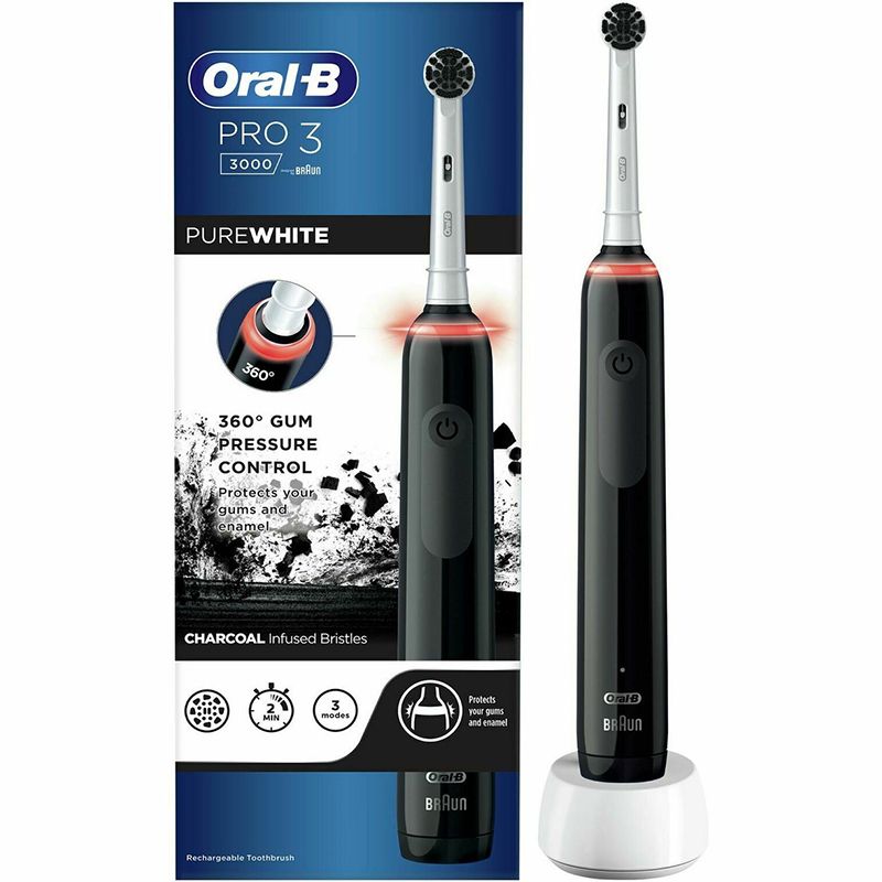 مسواک برقی اورال بی مدل pro 3 3000 pure white