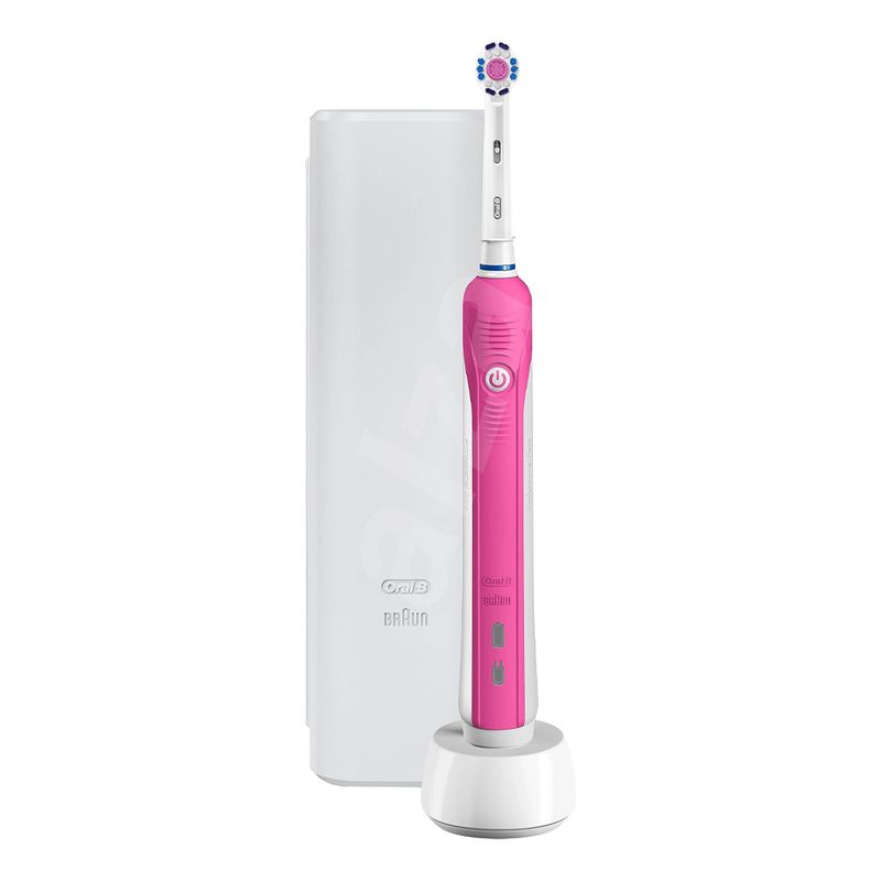 مسواک برقی اورال بی مدل pro 750 3d white pink