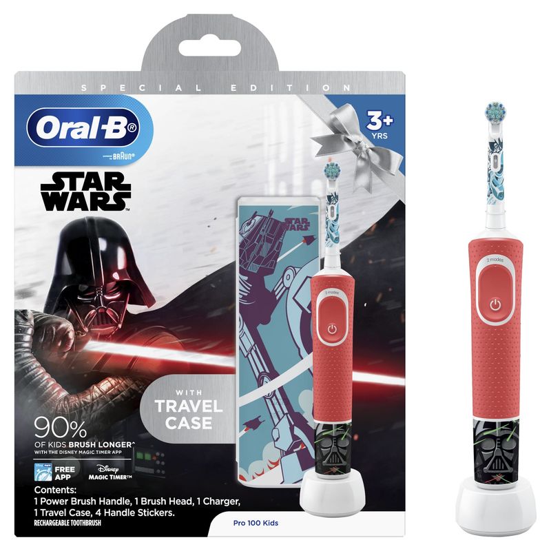 مسواک برقی اورال بی مدل star wars به همراه خمیر دندان مدل pro onarim حجم 50 میلی لیتر