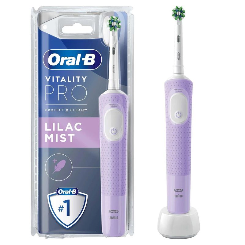 مسواک برقی اورال بی مدل vitality pro protect x clean lilac mist
