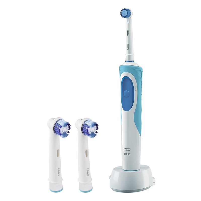 مسواک برقی اورال بی مدل vitality sensitive clean به همراه سری یدک مدل precision clean بسته 2 عددی