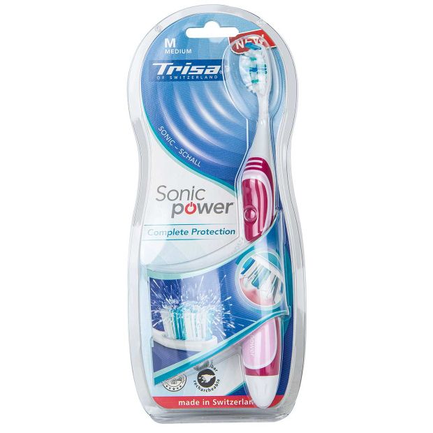 مسواک برقی تریزا سری sonic power مدل complete protection new با برس متوسط