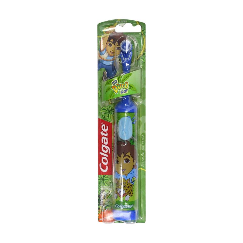 مسواک برقی کودک کلگیت مدل diego dora با برس خیلی نرم
