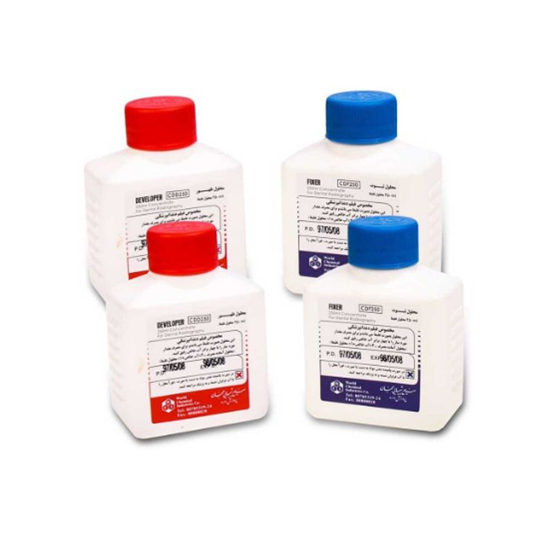 مواد ظهور و ثبوت جهان مدل chemicals حجم 250 میلی‌لیتری بسته 4 عددی