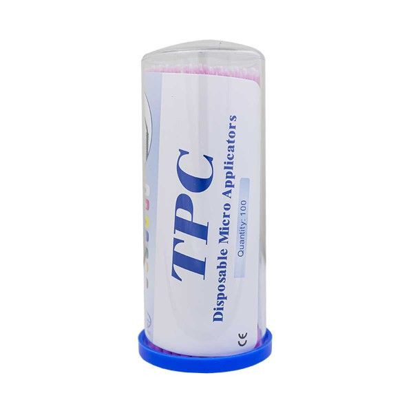 میکرو براش دندانپزشکی مدل tpc بسته 100 عددی