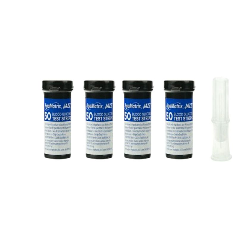 نوار تست قند خون آگاماتریکس مدل sensor مجموعه 4 عددی