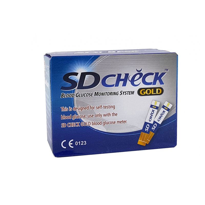 نوار تست قند خون اس دی بایوسنسور مدل sd check gold