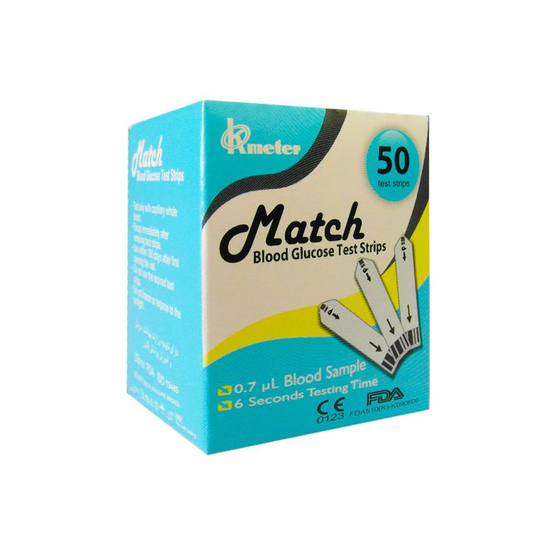 نوار تست قند خون اوکی مترمدل مچ match