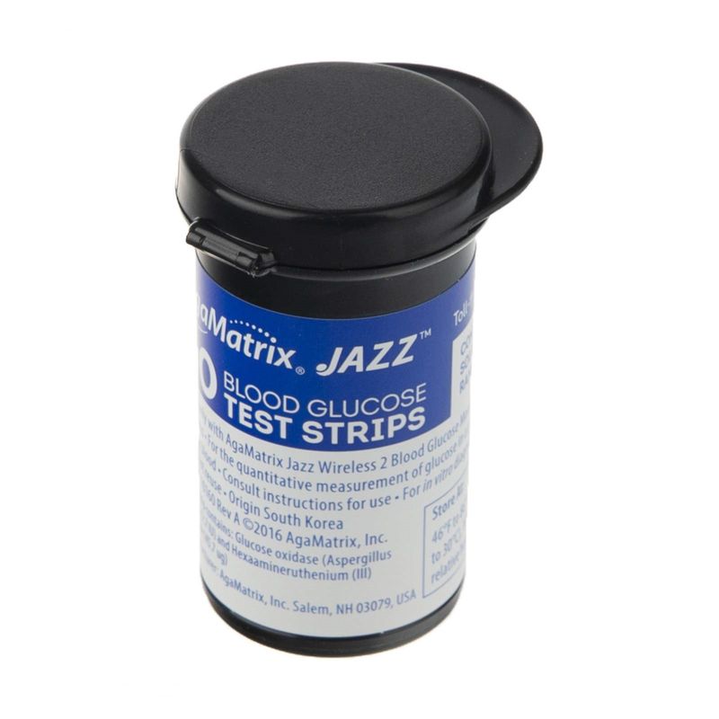 نوار تست قندخون آگاماتریکس مدل jazz  مجموعه 24 عددی