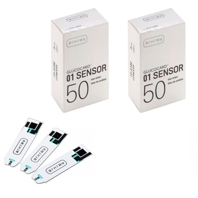 نوار دستگاه تست قند آرکری مدل sensor 01 مجموعه 2 عددی