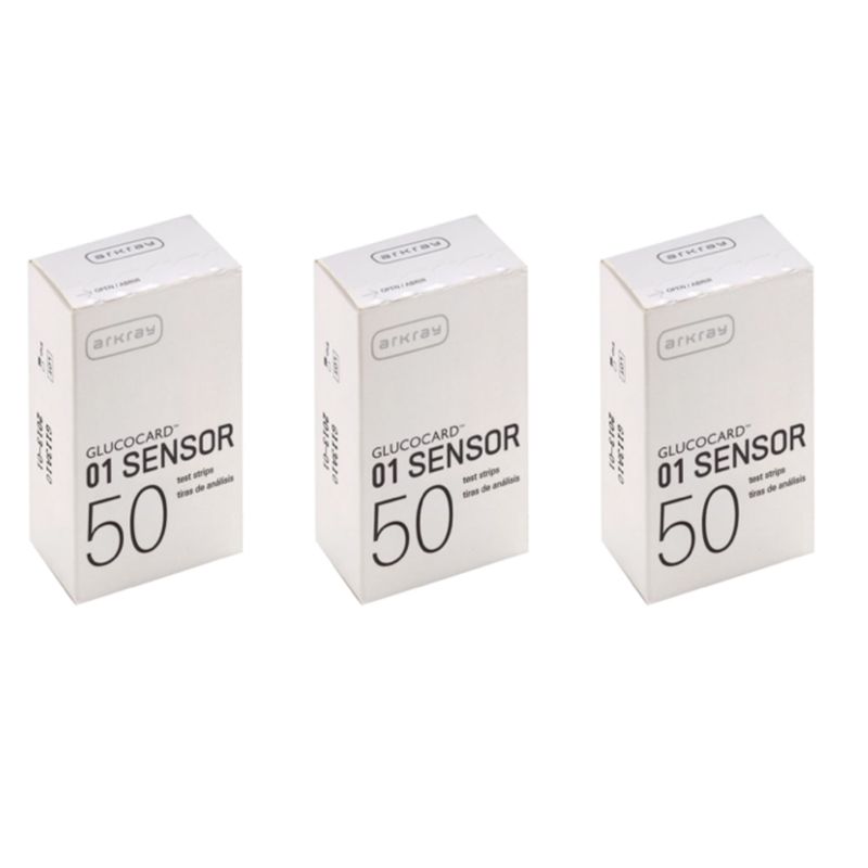 نوار دستگاه تست قند آرکری مدل sensor 01 مجموعه 3 عددی