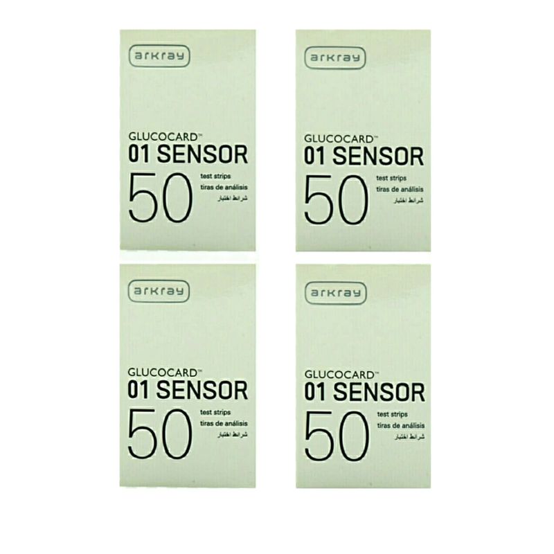 نوار دستگاه تست قند آرکری مدل sensor مجموعه 4 عددی