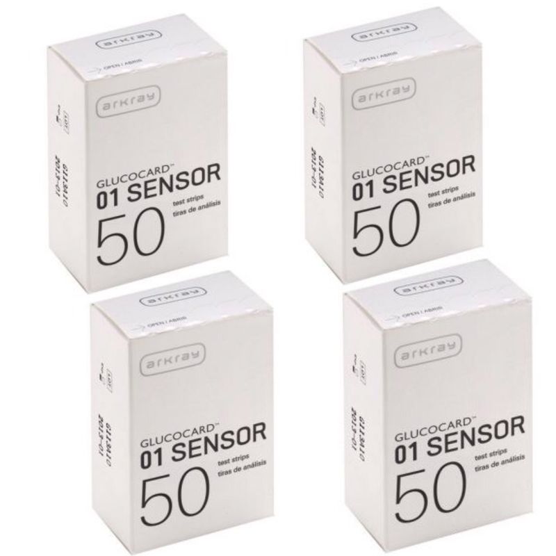 نوار دستگاه تست قند خون آرکری مدل sensor 01 مجموعه 4 عددی