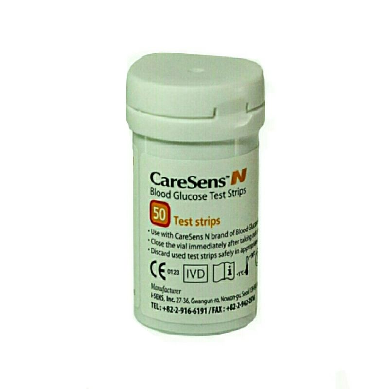 نوار دستگاه تست قند کرسنس مدل glucodr بسته 50 عددی