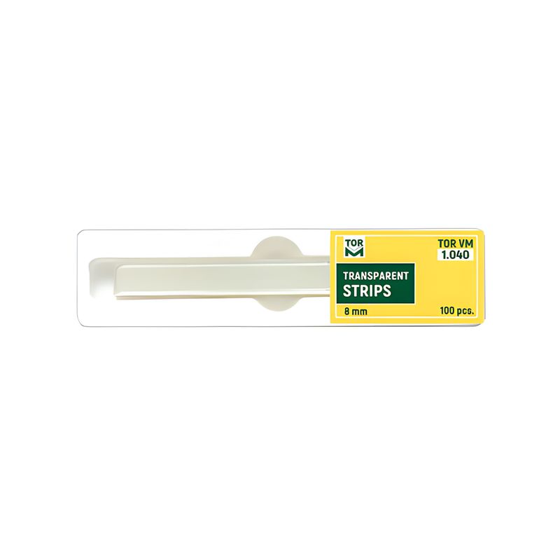 نوار سلولوئیدی شفاف برش خورده تور وی ام مدل 1.040 torvm بسته 100 عددی