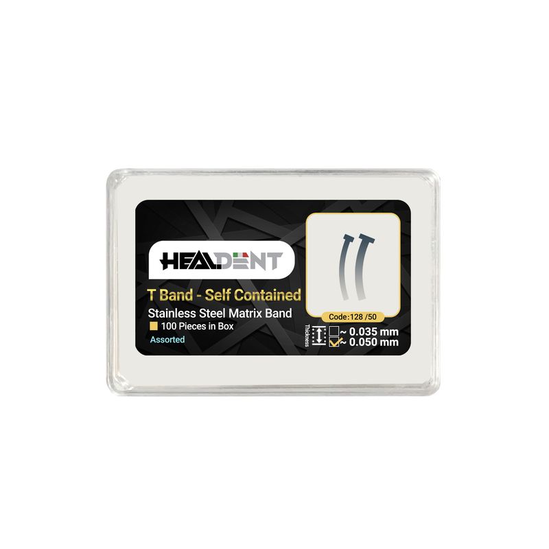 نوار ماتریکس هیلدنت مدل t band کد 128_50 بسته 100 عددی