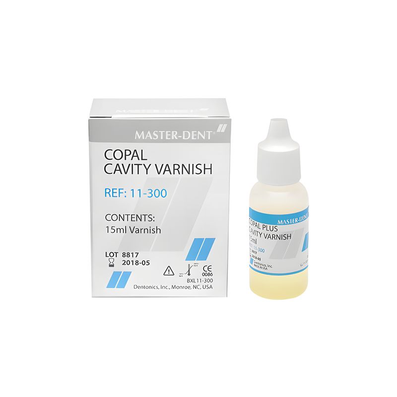 وارنیش رزینی تک محلولی مستر دنت مدل copal cavity varnish حجم 15 میل