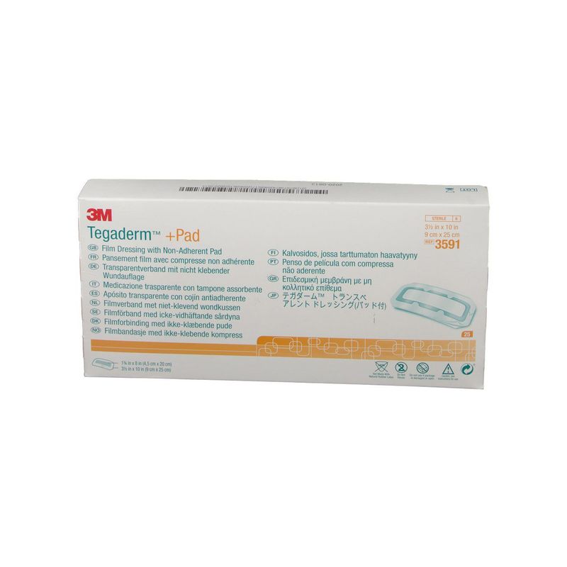 پانسمان آماده تری ام مدل tegaderm 3591 بسته 25 عددی